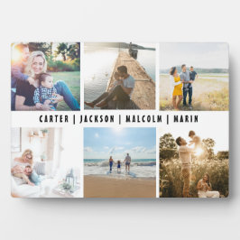 Custom Vatertag Foto Collage Fotoplatte