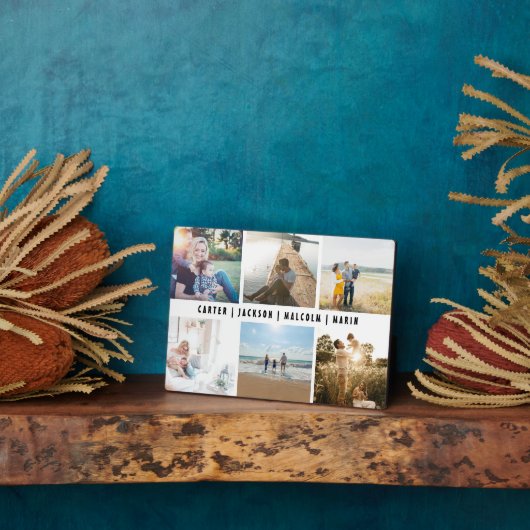 Custom Vatertag Foto Collage Fotoplatte (Seite)