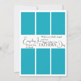 Custom Vatertag Foto Collage Karte