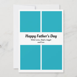 Custom Vatertag Foto Collage Karte