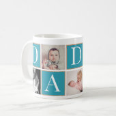 Custom Vatertag Foto Collage Tasse (Vorderseite Links)