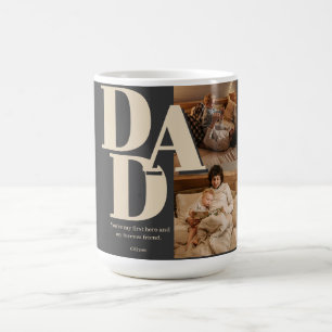Custom Vatertag Foto Collage VATER - Kaffeetasse