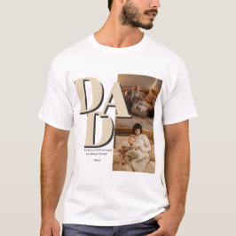 Custom Vatertag Foto Collage | VATER - T-Shirt