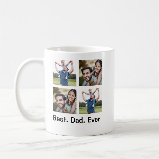 Custom Vatertag Tasse - Geschenk für Vater (Links)