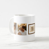 Custom Vatertag Tasse mit Fotos - "Bester Vater" (Vorderseite Links)