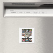 Custom Vathday Best Vater Par 8 FotoCollage Magnet (In Situ (Geschirrspüler))