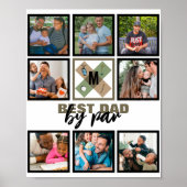 Custom Vathday Best Vater Par 8 FotoCollage Poster (Vorne)