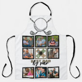 Custom Vathday Best Vater Par 8 FotoCollage Schürze (Vorderseite)