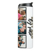 Custom Vathday Best Vater Par 8 FotoCollage Thermosbecher (Nach links gedreht)