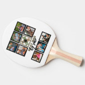 Custom Vathday Best Vater Par 8 FotoCollage Tischtennis Schläger (Seitenansicht)