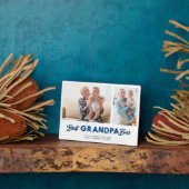 Custom Vathday Foto Collage Beste Opa je Fotoplatte (Seite)