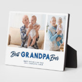 Custom Vathday Foto Collage Beste Opa je Fotoplatte (Seite)