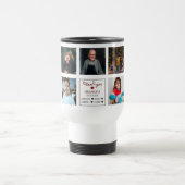 Custom Vathday Liebe Sie Opa 9 Foto Geschenk Reisebecher (Mittel)
