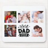 Custom Vathers Day Geschenk BEST VATER FotoCollage Mousepad (Vorne)