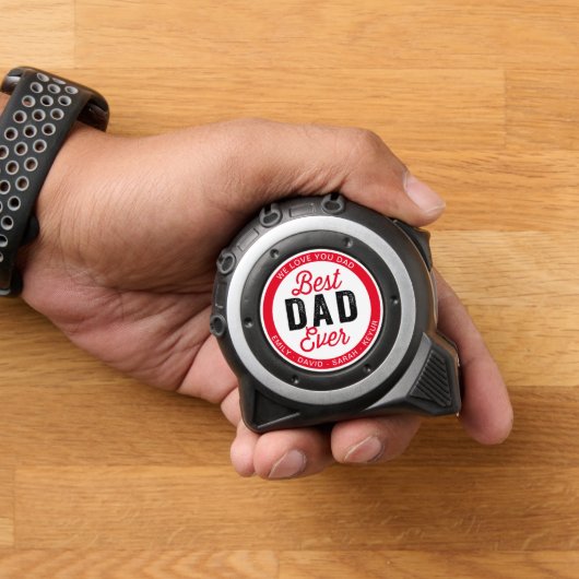 Custom Vathers Day Gift für den besten Vater aller Maßband (Zuhause)