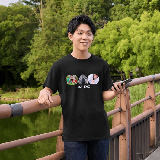 Custom Vathers Day VATER FotoCollage T-Shirt