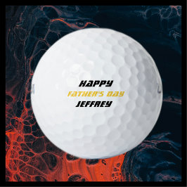 Custom Vathers Day Wilson Ultra 500 Golf Ball