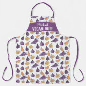 Custom Vegan Kitchen, Figes und Trauben Schürze (Vorderseite)