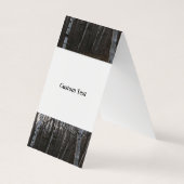 Custom Vertical Tent Fold Folded Business Card Visitenkarten (Rückseite)