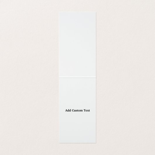 Custom Vertical Tent Fold Folded Business Card Visitenkarten (Innenseite Aufgefaltet)