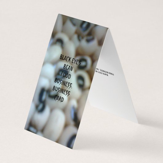 CUSTOM VERTICAL TENT FOLD.GEFALTETE VISITENKARTEN (Rückseite)