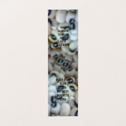 CUSTOM VERTICAL TENT FOLD.GEFALTETE VISITENKARTEN (Außenseite Aufgefaltet)