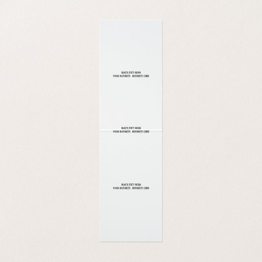 CUSTOM VERTICAL TENT FOLD.GEFALTETE VISITENKARTEN (Innenseite Aufgefaltet)