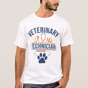 Custom Vet Tech Geschenke   Veterinärmedizinische  T-Shirt