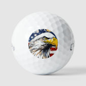 Custom Veterans Gift - Callaway Bald Eagle Golfball (Vorderseite)