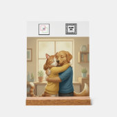 Custom Veterinarian Event Acrylic Pedestal Sign  Acrylschild (Vorderseite)