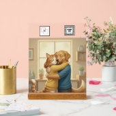 Custom Veterinarian Event Acrylic Pedestal Sign  Acrylschild (Hochzeit)