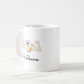 Custom Veterinarian | Personalized Doctor’s Day Kaffeetasse (Vorderseite Links)