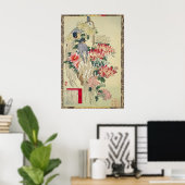 CUSTOM Vibrant Chrysanthemum & Bird of Paradise  Poster (Heimbüro)