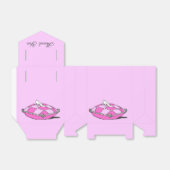 Custom Vielen Dank Cinderella Slipper Pink Gefalle Geschenkschachtel (Ungefaltet)