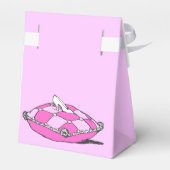Custom Vielen Dank Cinderella Slipper Pink Gefalle Geschenkschachtel (Rückseite)
