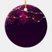 Custom Vielen Dank Circlone Familiennamen Weihnach Keramik Ornament (Hinten)