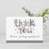 Custom Vielen Dank, dass Sie meine Freundschaftska Dankeskarte (Stehend Vorderseite)