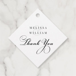 Custom Vielen Dank Geschenkanhänger