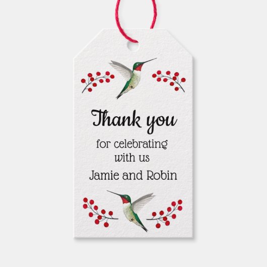 Custom Vielen Dank Geschenkanhänger (Vorderseite)