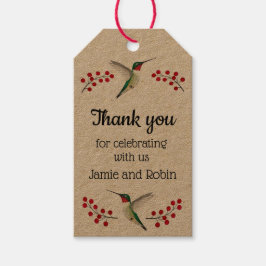 Custom Vielen Dank Geschenkanhänger