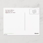 Custom Vielen Dank Haworthia Pflanze Postcard Postkarte (Rückseite)