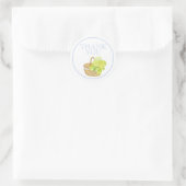 Custom Vielen Dank Hydrangea Basket Sticker (Tasche)