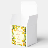 Custom Vielen Dank Party Aquarell Vintag Lemon Geschenkschachtel (Geöffnet)
