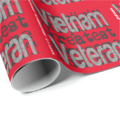 CUSTOM Vietnam Veteran Extraordinär Geschenkpapier (Rolleneckpunkt)