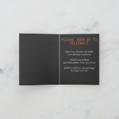 Custom Vintag 1984 Limited Edition Einladung (Innenseite)