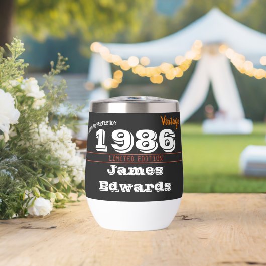 Custom Vintag 1986 40. Geburtstag - Retro (Hochzeit (gedreht))