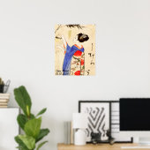 Custom Vintag Ästhetik Japan Kimono Wall Art Poster (Heimbüro)