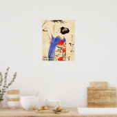 Custom Vintag Ästhetik Japan Kimono Wall Art Poster (Küche)
