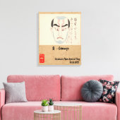 Custom Vintag Ästhetik Whimsiki Japanisch Kabuki Leinwanddruck (Insitu (Wohnzimmer))