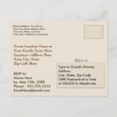 CUSTOM Vintag BASEBALL Graduierung Einladungen (Rückseite)